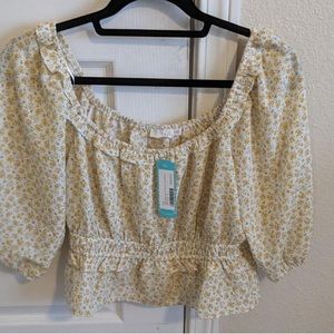 Cute chop top with tags